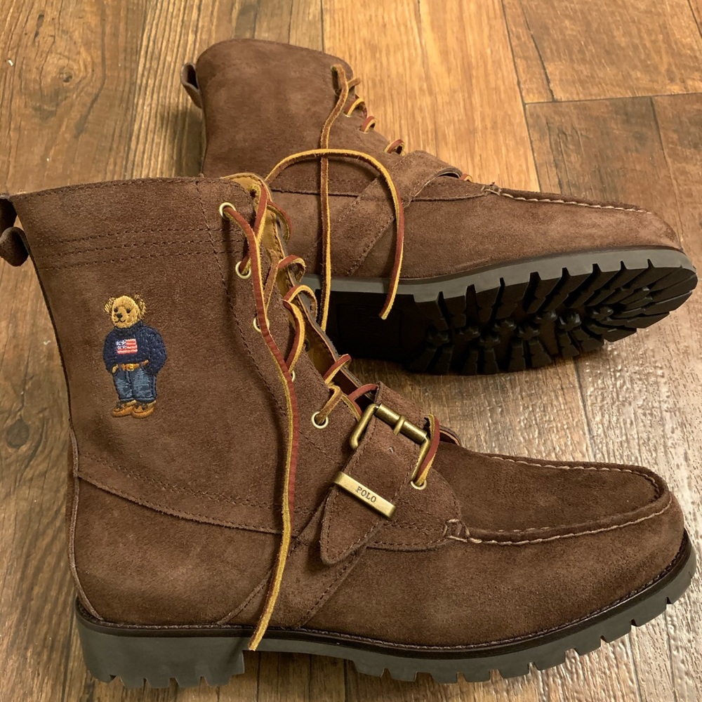 Polo Ralph Lauren Ranger Bear Boots sz 10.5